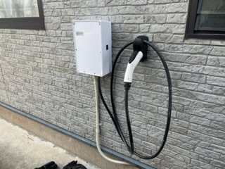 電気自動車の充電設備工事もやってます！の画像