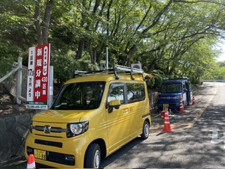 1km越えの長距離配線の画像