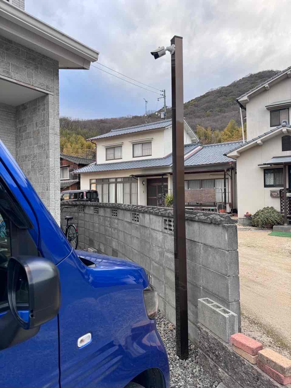屋外用カメラは雨にも負けずの画像